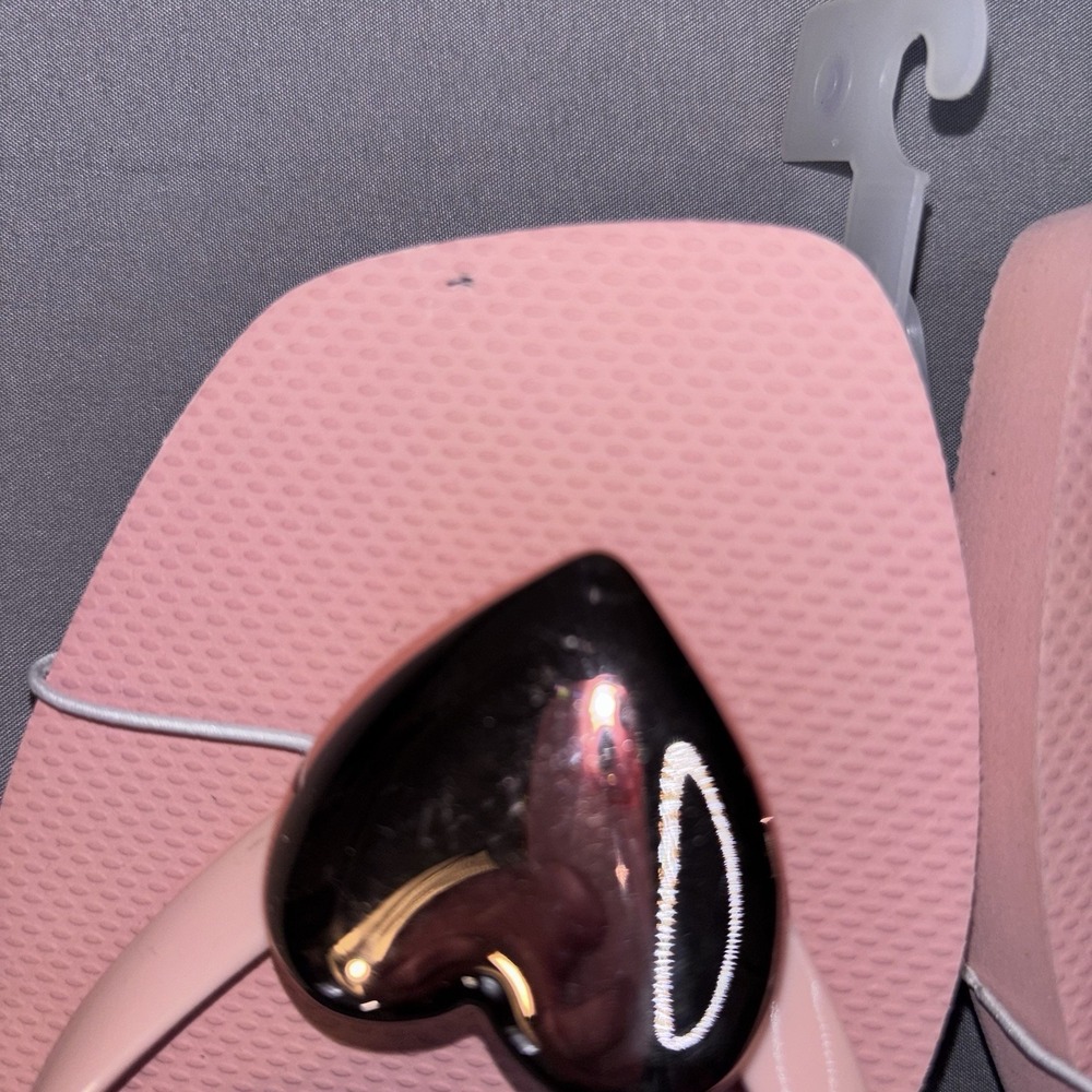 Lot Of 2 Shade & Shore Sandals Womens Sz 6 Flip Flops Beach Rose Heart Pink - Picture 4 of 4